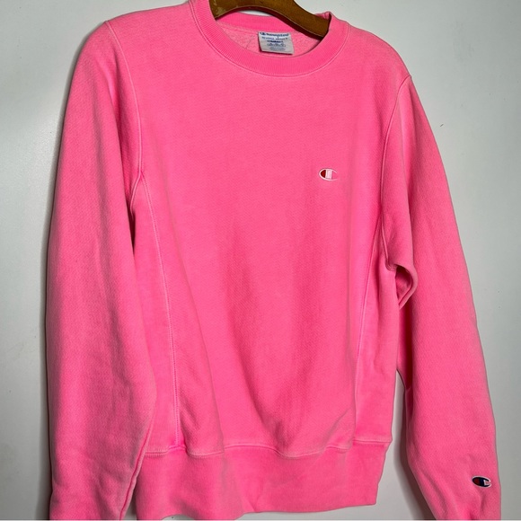 Champion Revers Weave Sweatshirt Pink Size XS - Picture 2 of 7